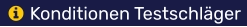 Konditionen Testschläger