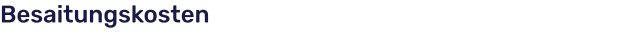 Besaitungskosten
