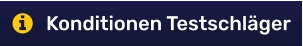 Konditionen Testschläger