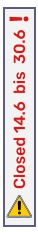 Closed 14.6  bis  30.6