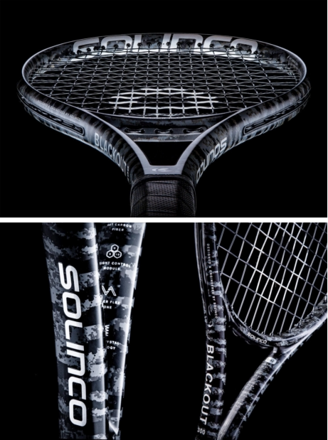 Solinco Blackout Rackets Design