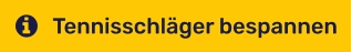 Tennisschläger bespannen