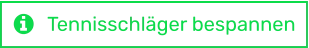 Tennisschläger bespannen