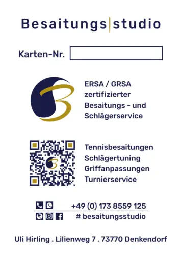 Besaitungskarte Hinten m