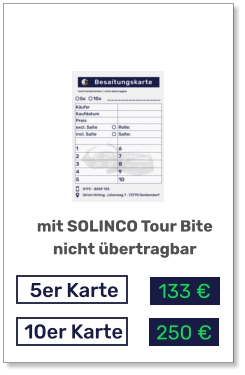 Besaitungskarte TOUR BITE