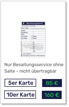 Besaitungskarte besaitungsstudio