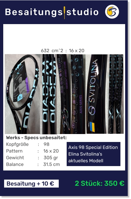 DIADEM AXIS 98 Svitolina L2 Pair