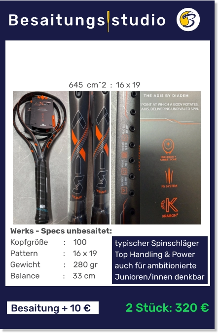 DIADEM AXIS TEAM L2 - PAIR NEW