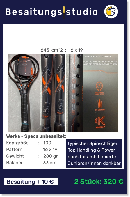 DIADEM AXIS TEAM L2 - PAIR NEW