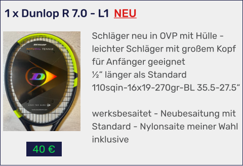 SALE DUNLOP R 7.0