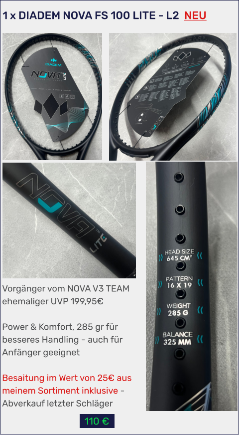 SALE NOVA FS 100 LITE