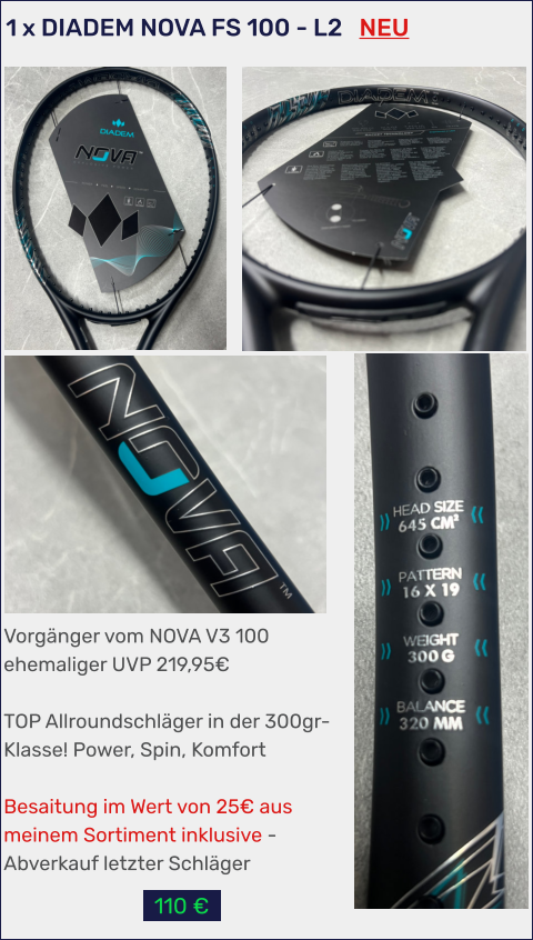 SALE NOVA FS 100