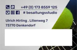 Tennis Geschenkgutschein hm