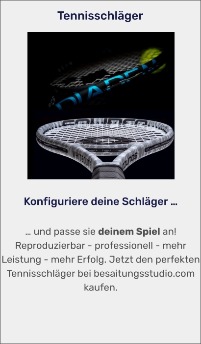 Tennisschläger von besaitungsstudio.com