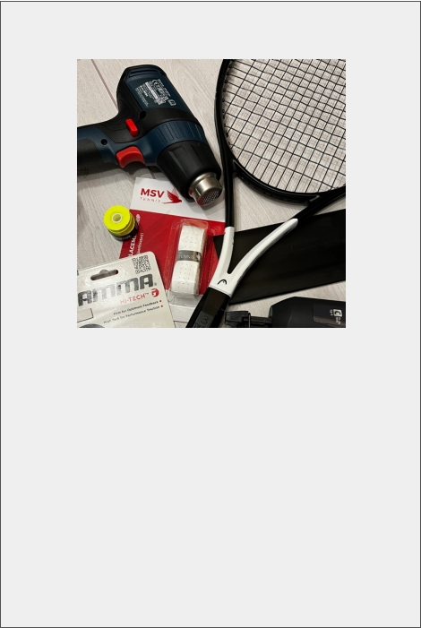 Tennisservice Besaitung - Anpassung - Reparatur