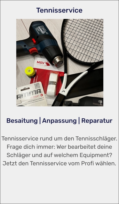 Tennisservice von besaitungsstudio.com